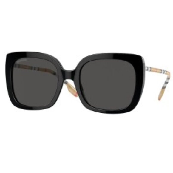 Burberry Caroll Grey Butterfly Ladies Sunglasses - Picture 1 of 3